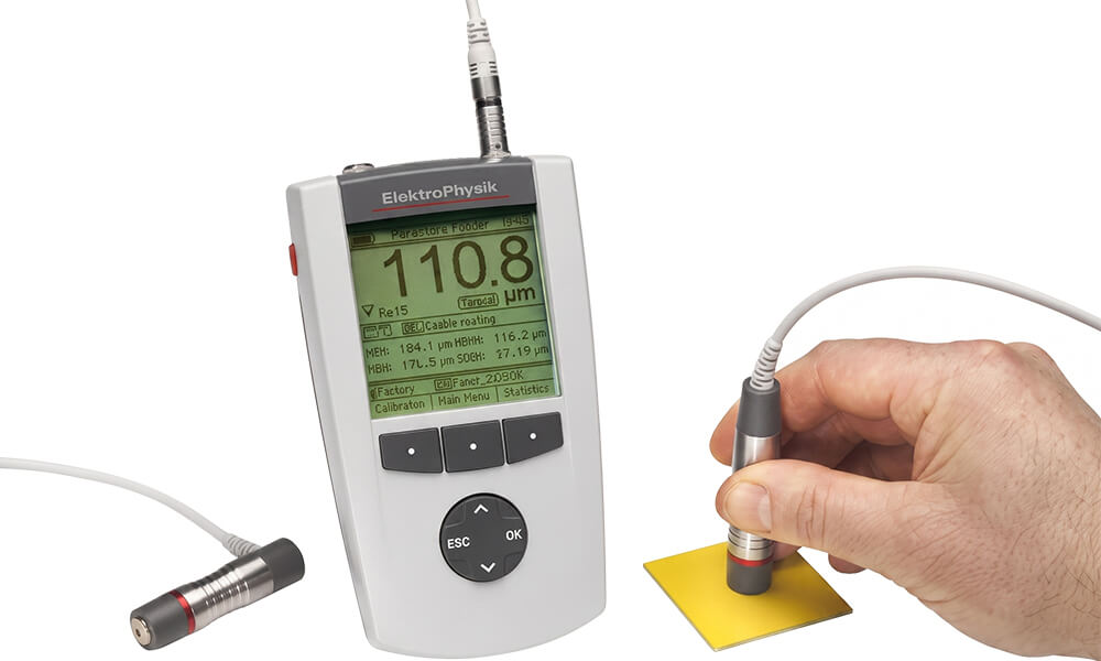ElektroPhysik 80-170-0000 MiniTest 7400 Coating Thickness Gauge, Probes Sold Separately