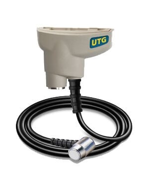 DeFelsko UTGM1-G Positector UTG M1 Standard Ultrasonic Thickness Gage With PRBUTGM-C Multiple Echo Cabled Probe, Type 5 MHz Contact, Range 0.100" to 5.000"