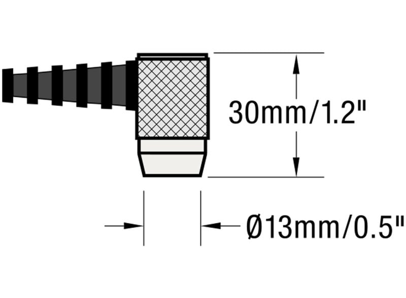 DeFelsko UTGM1-G Positector UTG M1 Standard Ultrasonic Thickness Gage With PRBUTGM-C Multiple Echo Cabled Probe, Type 5 MHz Contact, Range 0.100" to 5.000"