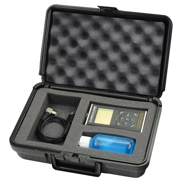 Checkline TI-25MXT Through-Paint Ultrasonic Thickness Gauge Kit with T-102-2700 Probe