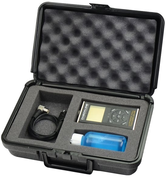 Checkline TI-25DLXT Thru-Paint Ultrasonic Wall Thickness Gauge with Datalogging and USB Output
