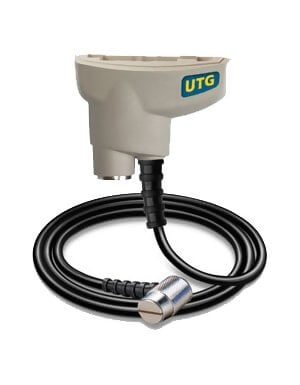 DeFelsko UTGCLF3-G PosiTector UTG CLF3 Advanced Ultrasonic Thickness Gage With PRBUTGCLF-C Low Frequency Cabled Probe Type 2.25 MHz Dual Element, Range: 0.080" to 5.000"