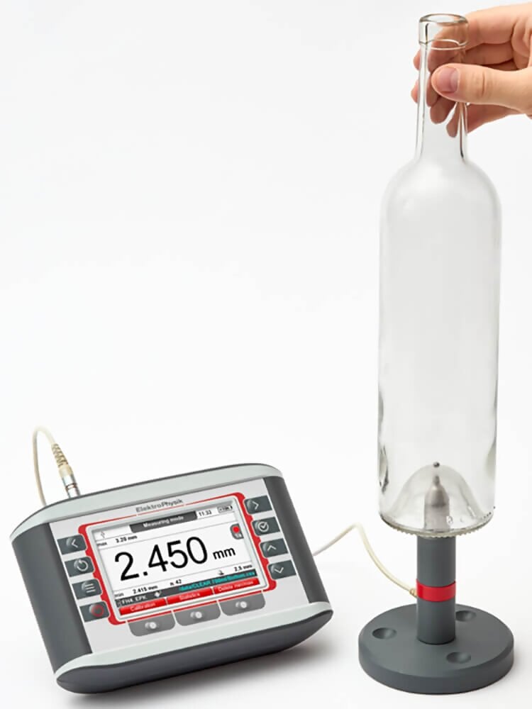 ElektroPhysik 80-190-0000 MiniTest-FH Magnetic Wall Thickness Gauge for Plastics, Glass, Titanium, and more