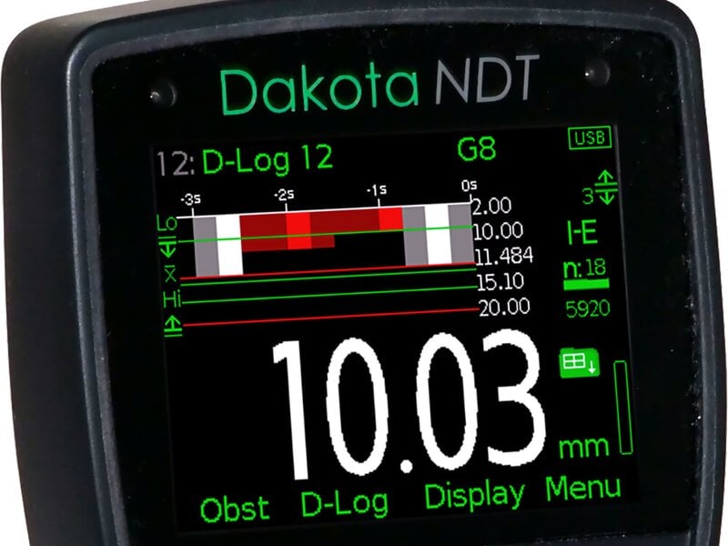 Dakota Ultrasonics PCX8-DL Precision Thickness Gauges - Z-314-0001