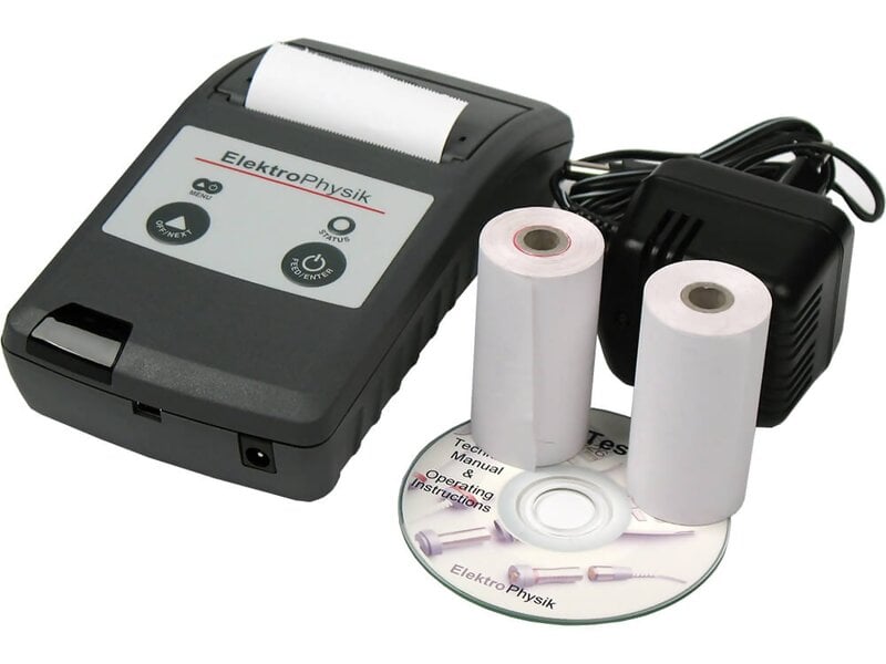 ElektroPhysik 80-202-0001 MiniPrint 7000 Portable Thermal Printer - connects to gauge via Infrared Port