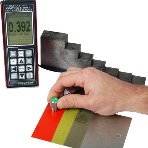 Checkline TI-CMXDLP Medidor ultrasónico de espesor de revestimiento y pared con registro de datos