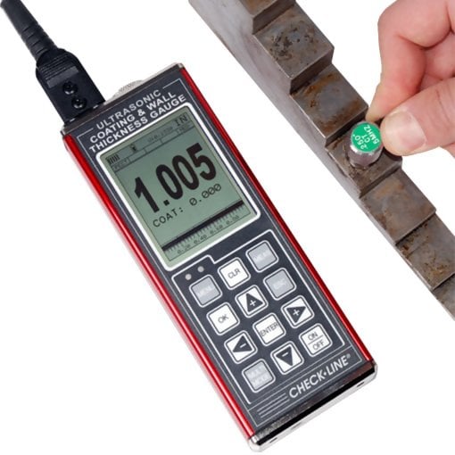 Checkline TI-CMXDLP Medidor ultrasónico de espesor de revestimiento y pared con registro de datos