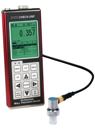 Checkline TI-PVX  Precision Ultrasonic A-scan Thickness Gauge with 10MHz Pencil Probe