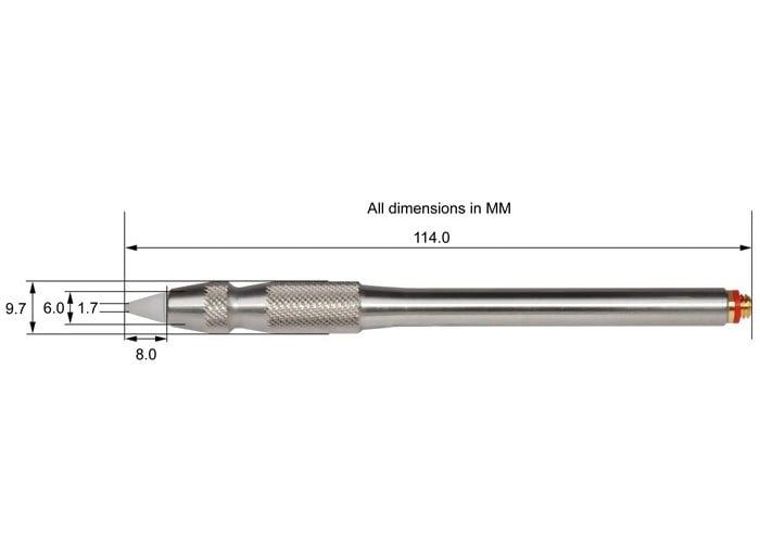 Checkline TI-PVX  Precision Ultrasonic A-scan Thickness Gauge with 10MHz Pencil Probe