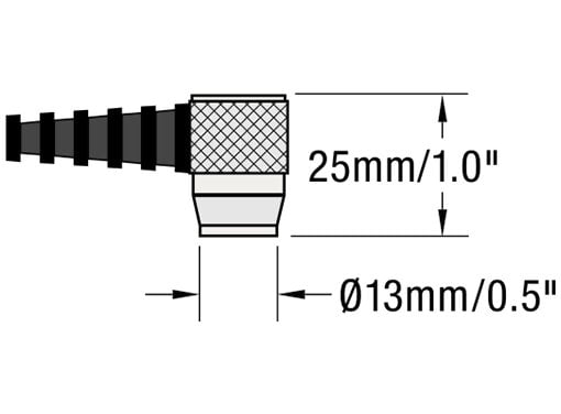 DeFelsko UTGC1-G PosiTector UTG C1 Standard Ultrasonic Thickness Gage With PRBUTGC-C Corrosion Cabled Probe, 5 MHz Dual Element, Range 0.040" To 5.000"