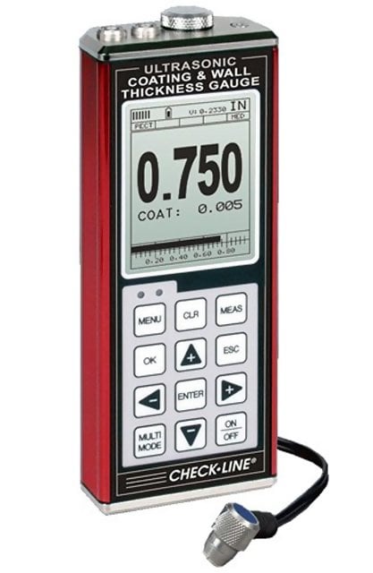 Checkline TI-CMXDL Data-Logging Ultrasonic Coating and Wall Thickness Gauge