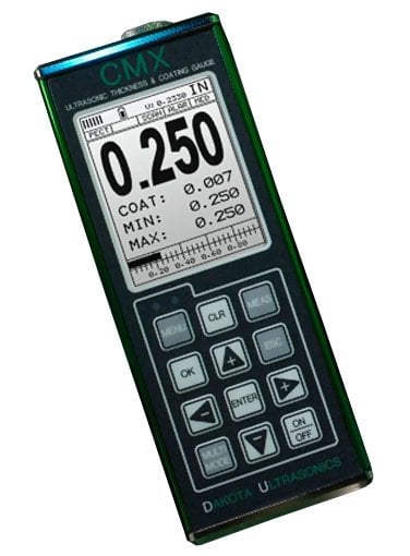 Dakota Ultrasonics CMX Ultrasonic Coating and Wall Thickness Gauge Z-170-0003 Dakota Ultrasonics CMX Ultrasonic Coating and Wall Thickness Gauge Z-170-0003