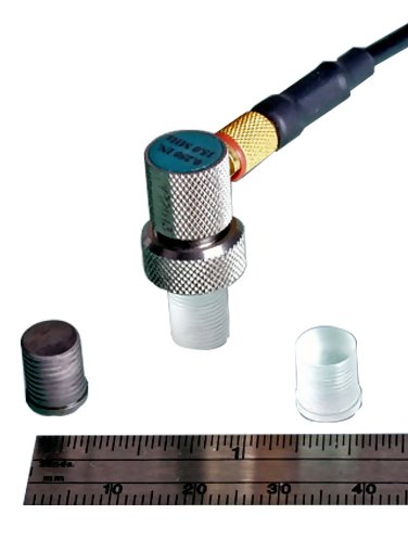 Dakota Ultrasonics T-402-5507 1/4" diameter,15 MHz delay line transducer with cable Dakota Ultrasonics T-402-5507 1/4" diameter,15 MHz delay line transducer with cable