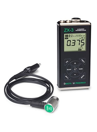 Dakota Ultrasonics ZX-3 Ultrasonic Wall Thickness Gauge Z-302-0001 Dakota Ultrasonics ZX-3 Ultrasonic Wall Thickness Gauge Z-302-0001