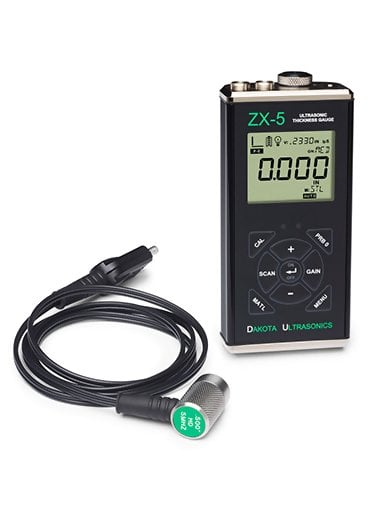 Dakota Ultrasonics ZX-5 Ultrasonic Wall Thickness Gauge Z-303-0001 Dakota Ultrasonics ZX-5 Ultrasonic Wall Thickness Gauge Z-303-0001