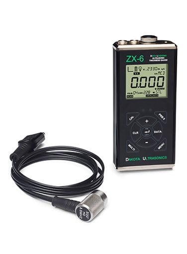 Dakota Ultrasonics ZX-6DL Thru-Paint Ultrasonic Wall Thickness Gauge Z-306-0001 Dakota Ultrasonics ZX-6DL Thru-Paint Ultrasonic Wall Thickness Gauge Z-306-0001