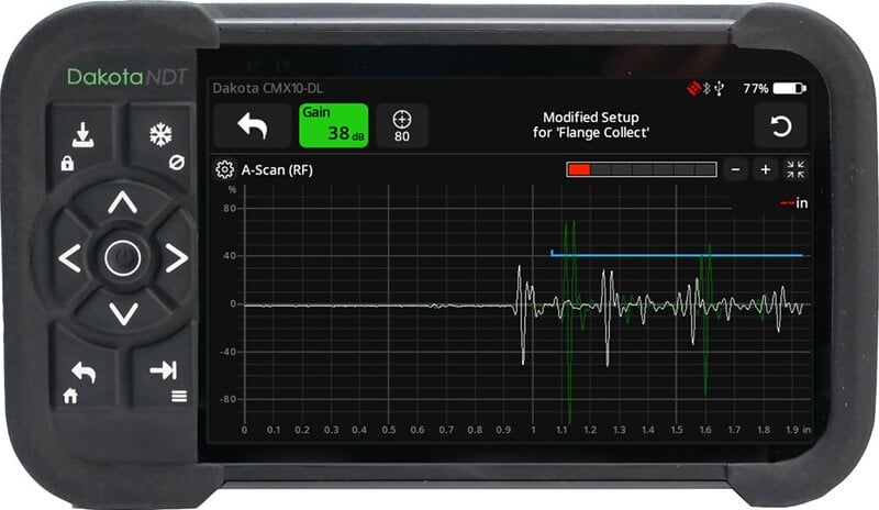 Dakota CMX10-DL Dakota CMX10-DL Full Wave Capture Ultrasonic Thickness Gauge (Probes Sold Separately)