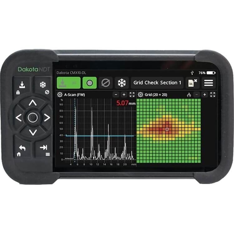 Dakota CMX10-DL Dakota CMX10-DL Full Wave Capture Ultrasonic Thickness Gauge (Probes Sold Separately)