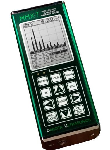 Dakota Ultrasonics MMX-7 High Performance Data Logging Wall Thickness Gauge Z-160-0003